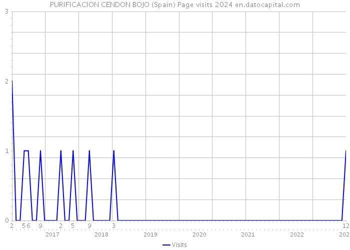 PURIFICACION CENDON BOJO (Spain) Page visits 2024 