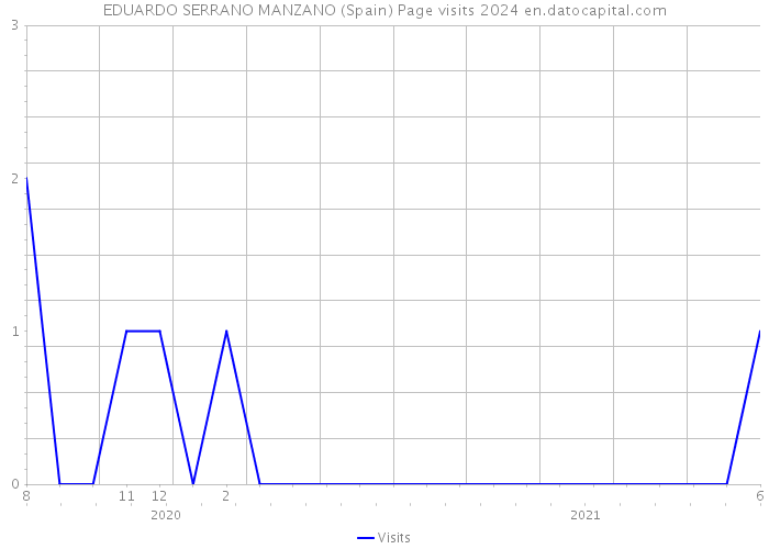 EDUARDO SERRANO MANZANO (Spain) Page visits 2024 