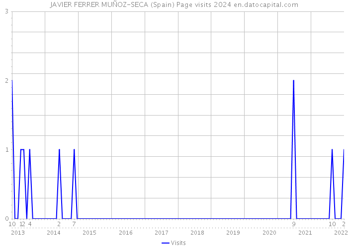 JAVIER FERRER MUÑOZ-SECA (Spain) Page visits 2024 