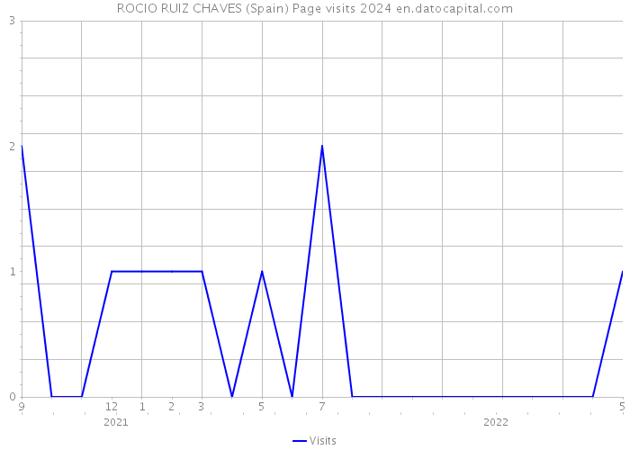 ROCIO RUIZ CHAVES (Spain) Page visits 2024 