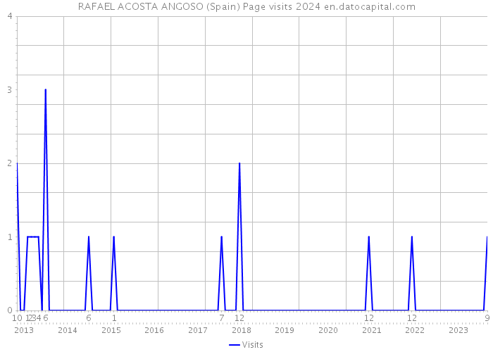 RAFAEL ACOSTA ANGOSO (Spain) Page visits 2024 