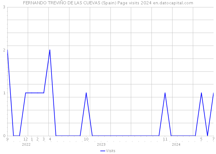 FERNANDO TREVIÑO DE LAS CUEVAS (Spain) Page visits 2024 