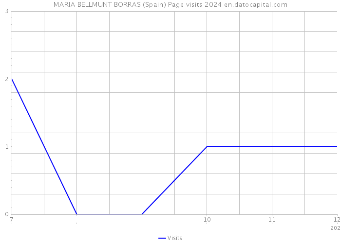 MARIA BELLMUNT BORRAS (Spain) Page visits 2024 