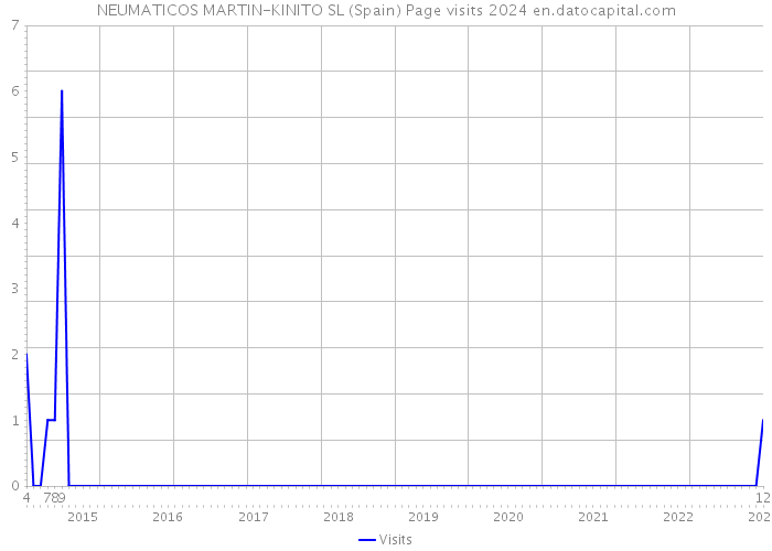 NEUMATICOS MARTIN-KINITO SL (Spain) Page visits 2024 
