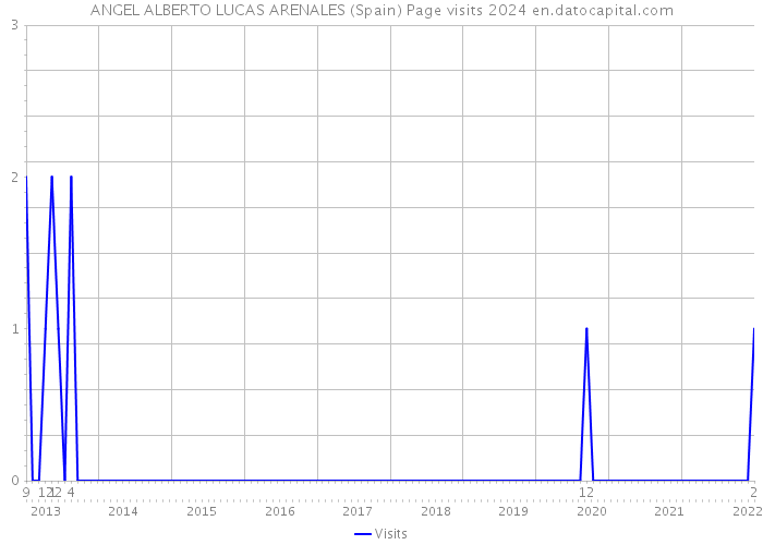 ANGEL ALBERTO LUCAS ARENALES (Spain) Page visits 2024 