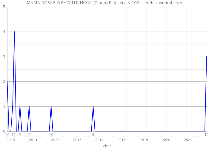 MARIA ROSARIO BAZAN RINCON (Spain) Page visits 2024 