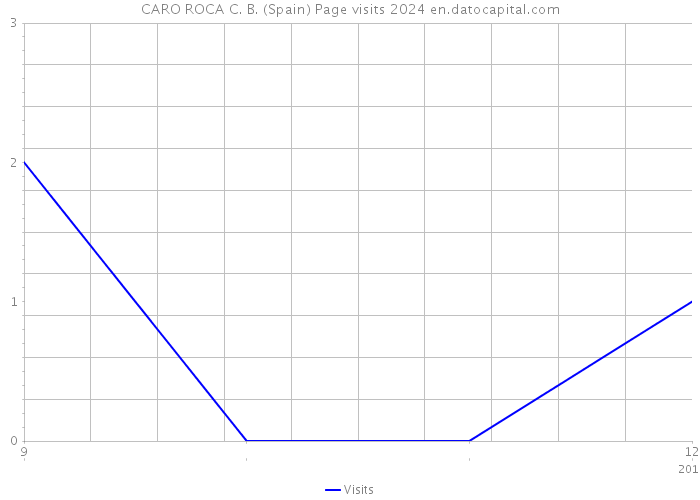 CARO ROCA C. B. (Spain) Page visits 2024 
