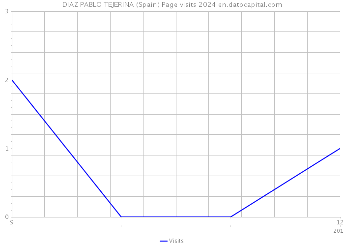 DIAZ PABLO TEJERINA (Spain) Page visits 2024 