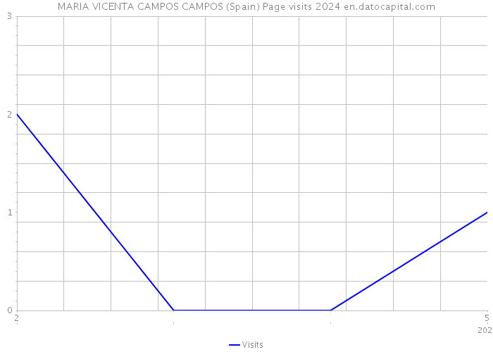 MARIA VICENTA CAMPOS CAMPOS (Spain) Page visits 2024 