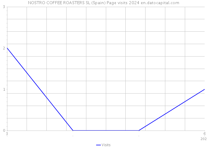 NOSTRO COFFEE ROASTERS SL (Spain) Page visits 2024 