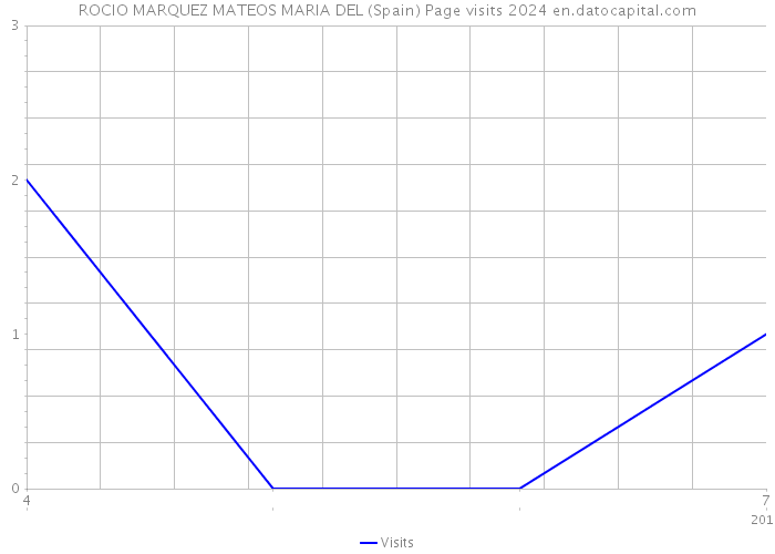 ROCIO MARQUEZ MATEOS MARIA DEL (Spain) Page visits 2024 