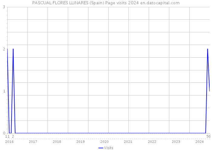 PASCUAL FLORES LLINARES (Spain) Page visits 2024 