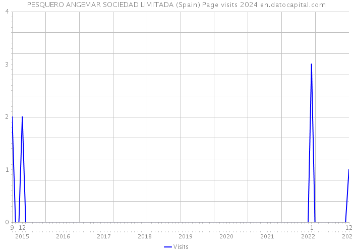 PESQUERO ANGEMAR SOCIEDAD LIMITADA (Spain) Page visits 2024 