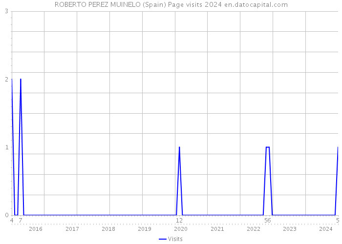 ROBERTO PEREZ MUINELO (Spain) Page visits 2024 