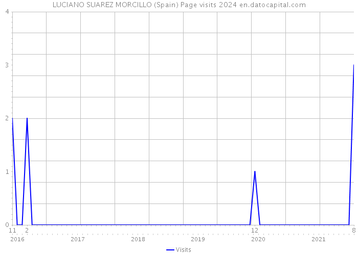 LUCIANO SUAREZ MORCILLO (Spain) Page visits 2024 