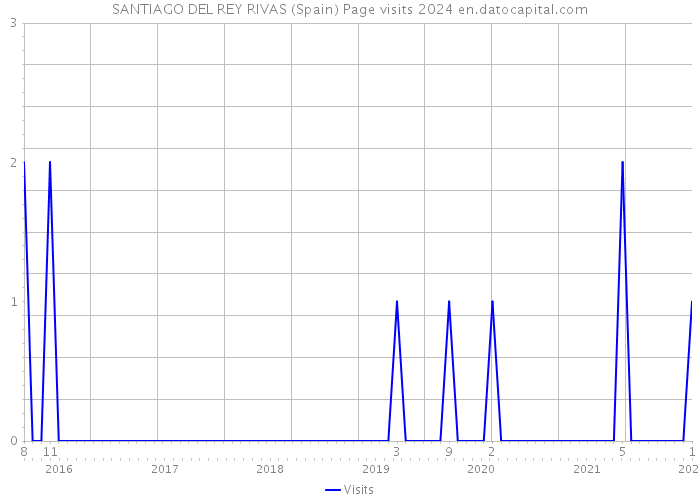 SANTIAGO DEL REY RIVAS (Spain) Page visits 2024 