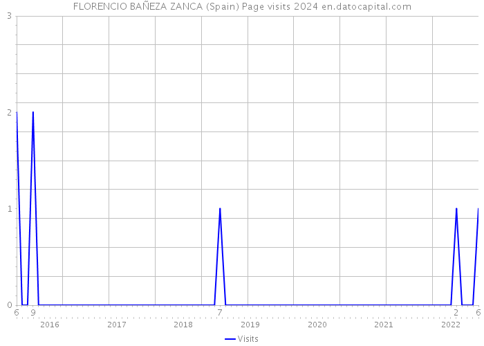 FLORENCIO BAÑEZA ZANCA (Spain) Page visits 2024 