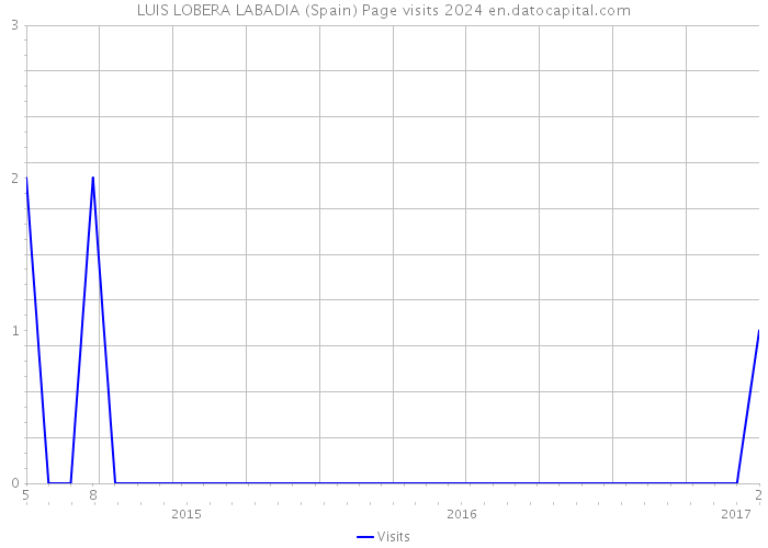 LUIS LOBERA LABADIA (Spain) Page visits 2024 