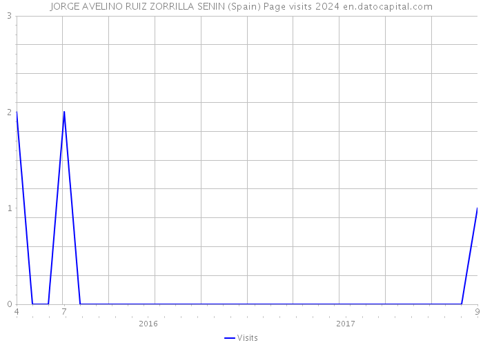 JORGE AVELINO RUIZ ZORRILLA SENIN (Spain) Page visits 2024 