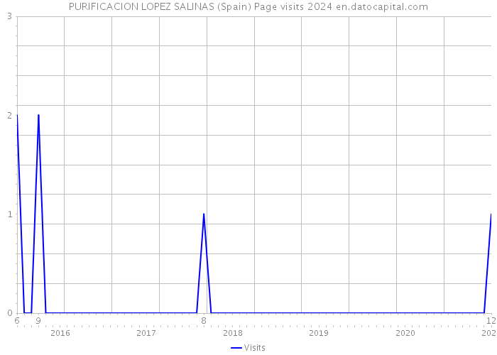 PURIFICACION LOPEZ SALINAS (Spain) Page visits 2024 