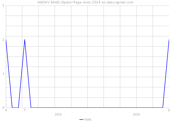 NADAV SAAD (Spain) Page visits 2024 