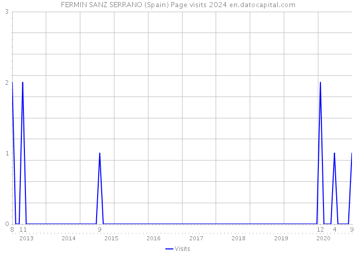 FERMIN SANZ SERRANO (Spain) Page visits 2024 