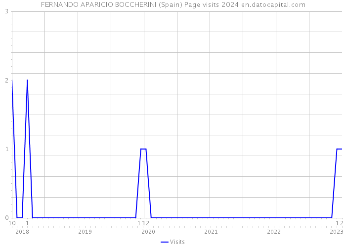 FERNANDO APARICIO BOCCHERINI (Spain) Page visits 2024 