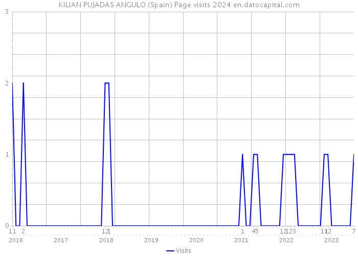 KILIAN PUJADAS ANGULO (Spain) Page visits 2024 