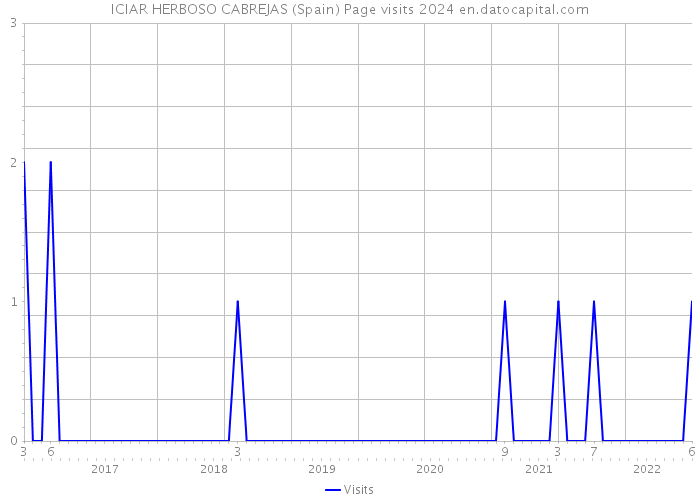 ICIAR HERBOSO CABREJAS (Spain) Page visits 2024 