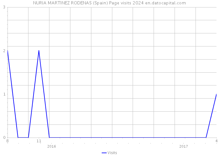 NURIA MARTINEZ RODENAS (Spain) Page visits 2024 