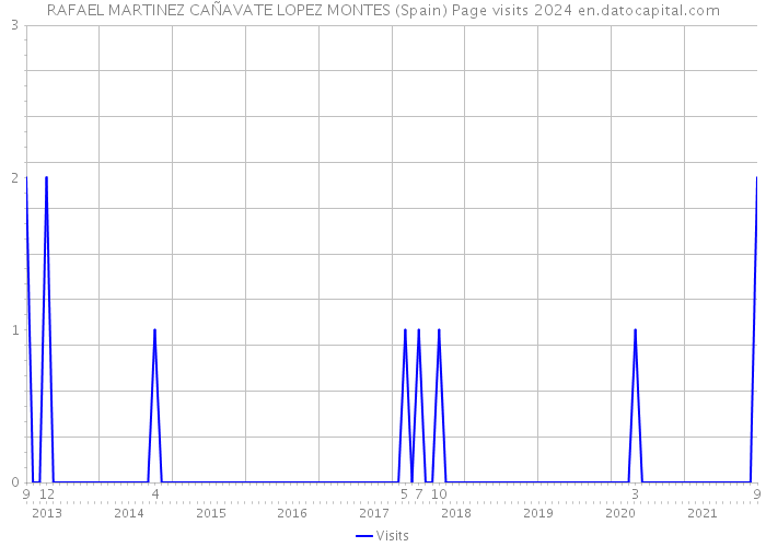 RAFAEL MARTINEZ CAÑAVATE LOPEZ MONTES (Spain) Page visits 2024 
