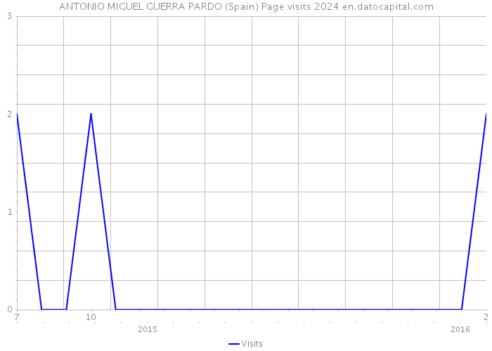 ANTONIO MIGUEL GUERRA PARDO (Spain) Page visits 2024 