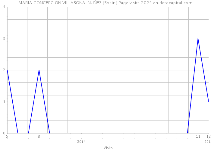 MARIA CONCEPCION VILLABONA INUÑEZ (Spain) Page visits 2024 