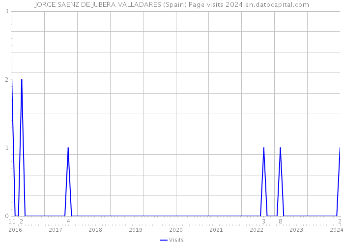 JORGE SAENZ DE JUBERA VALLADARES (Spain) Page visits 2024 