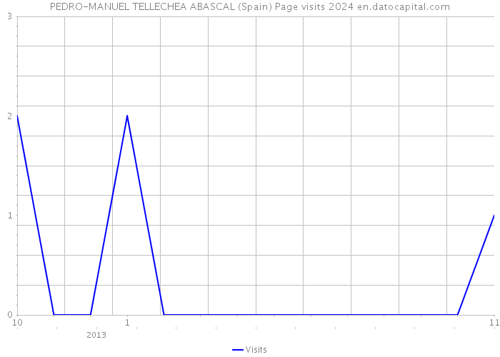 PEDRO-MANUEL TELLECHEA ABASCAL (Spain) Page visits 2024 