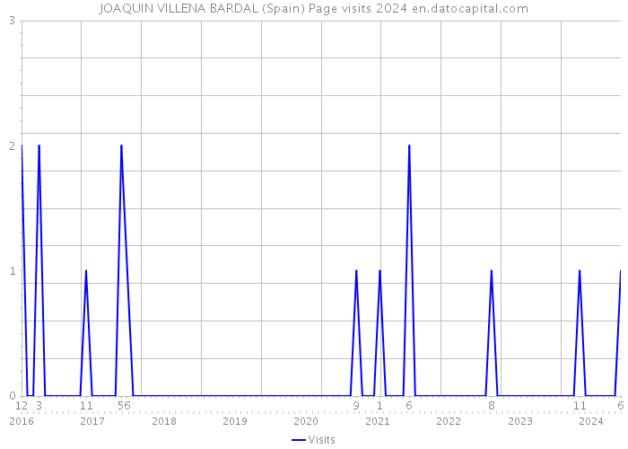 JOAQUIN VILLENA BARDAL (Spain) Page visits 2024 