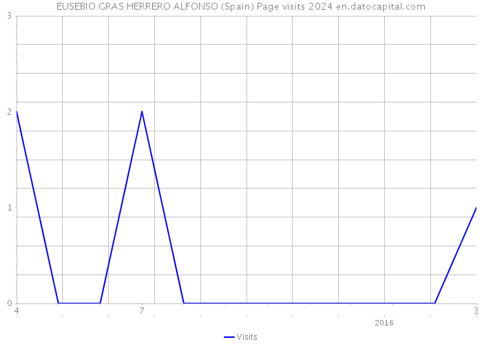 EUSEBIO GRAS HERRERO ALFONSO (Spain) Page visits 2024 