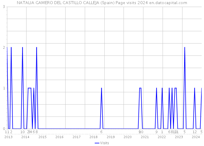 NATALIA GAMERO DEL CASTILLO CALLEJA (Spain) Page visits 2024 