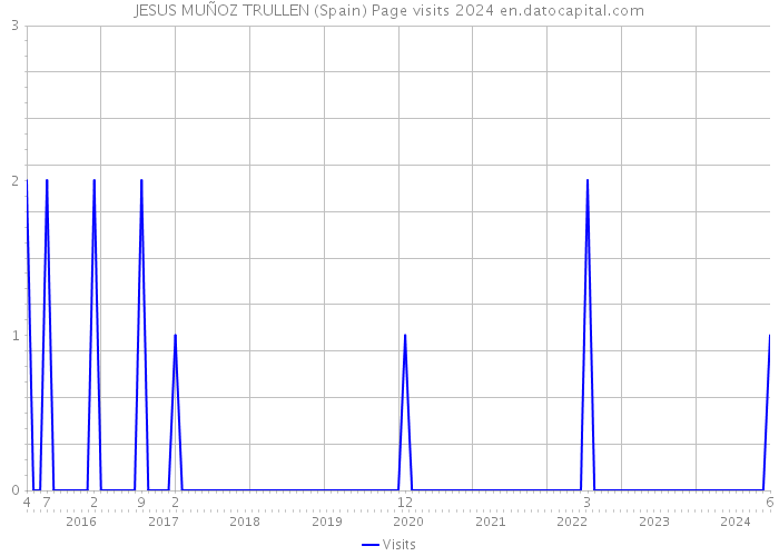 JESUS MUÑOZ TRULLEN (Spain) Page visits 2024 