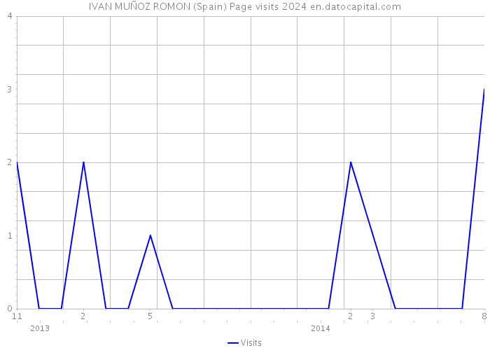 IVAN MUÑOZ ROMON (Spain) Page visits 2024 