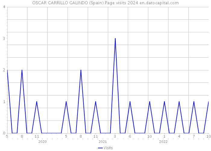 OSCAR CARRILLO GALINDO (Spain) Page visits 2024 