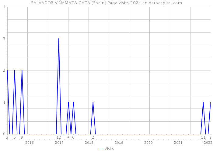 SALVADOR VIÑAMATA CATA (Spain) Page visits 2024 