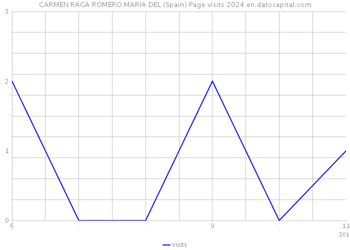 CARMEN RAGA ROMERO MARIA DEL (Spain) Page visits 2024 