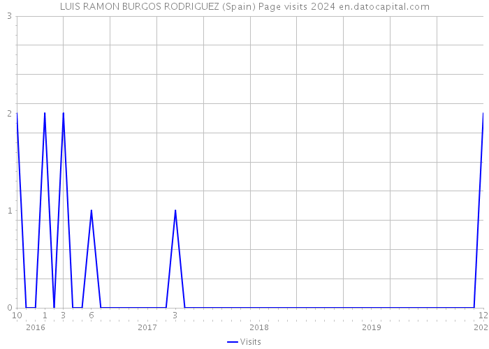 LUIS RAMON BURGOS RODRIGUEZ (Spain) Page visits 2024 