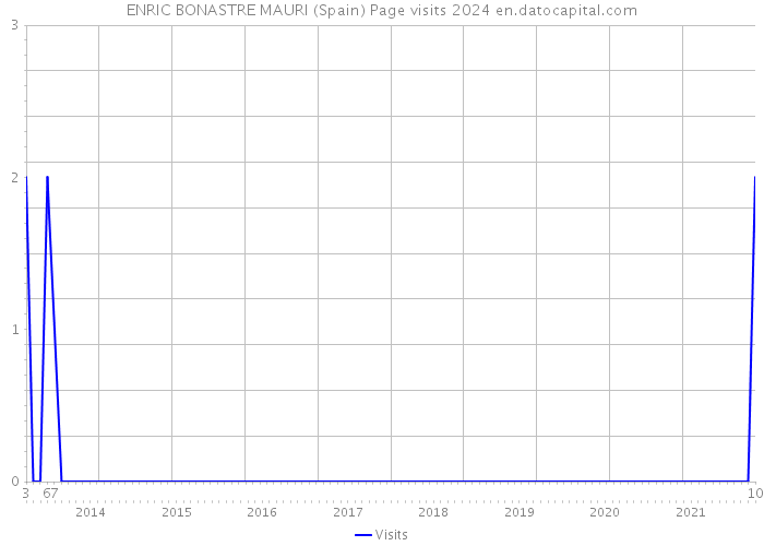 ENRIC BONASTRE MAURI (Spain) Page visits 2024 