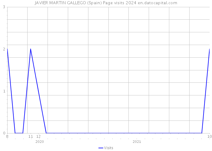 JAVIER MARTIN GALLEGO (Spain) Page visits 2024 