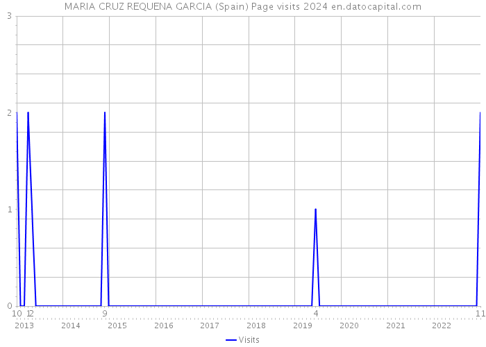 MARIA CRUZ REQUENA GARCIA (Spain) Page visits 2024 