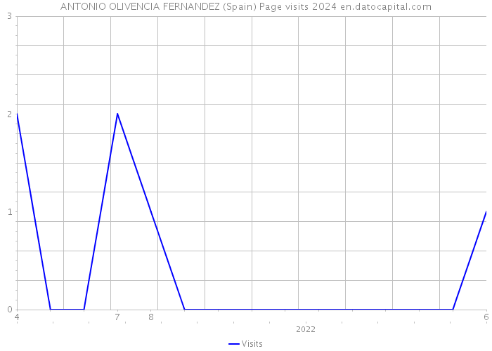 ANTONIO OLIVENCIA FERNANDEZ (Spain) Page visits 2024 