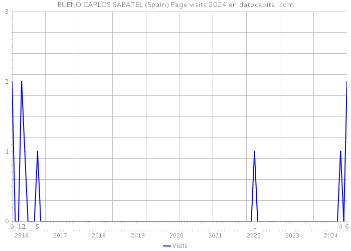 BUENO CARLOS SABATEL (Spain) Page visits 2024 
