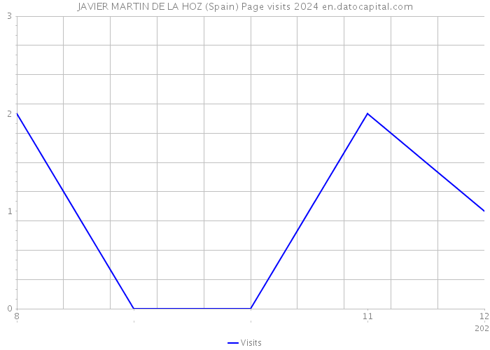 JAVIER MARTIN DE LA HOZ (Spain) Page visits 2024 